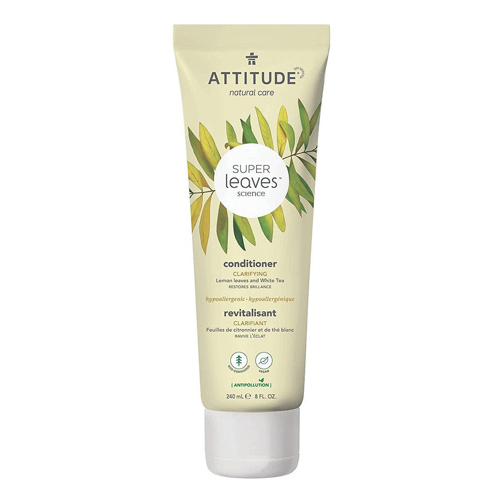 Attitude Natural Conditioner Clarifying, White Tea and Lemon Leaves, 8 Oz